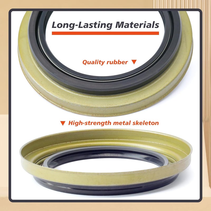 Mhrxusd 2Pcs 90316-69001 Front Wheel Hub Oil Seal Replacement for Toyota for 4Runner 96-02 for Tundra 00-06 for Tacoma 95-04 for Sequoia 01-07, Front Right Bearing Replace 90316-69000 - Image 5
